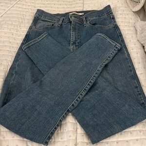 Levi skinny jeans high waist